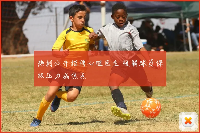 热刺公开招聘心理医生 缓解球员保级压力成焦点